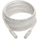 Tripp Lite 15ft Cat6 Gigabit Molded Patch Cable RJ45 M/M 550MHz 24AWG White - Category 6 for Network Device, Router, Modem, Blu-ray Player, Printer, Computer - 128 MB/s - Patch Cable - 15 ft - 1 x RJ-45 Male Network - 1 x RJ-45 Male Network - Gold-plated 