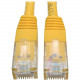 Tripp Lite Cat6 Cat5e Gigabit Molded Patch Cable RJ45 MM 550MHz Yellow 20ft 20&#39;&#39; - RJ-45 for Computer, Printer, Gaming Console, Blu-ray Player, Photocopier, Router, Modem - 128 MB/s - Patch Cable - 20 ft - 1 x RJ-45 Male Network - 1 x RJ-4