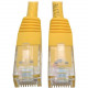 Tripp Lite Cat6 Cat5e Gigabit Molded Patch Cable RJ45 M/M 550MH Yellow 50ft 50&#39;&#39; - RJ-45 for Computer, Printer, Gaming Console, Blu-ray Player, Photocopier, Router, Modem - 128 MB/s - Patch Cable - 50 ft - 1 x RJ-45 Male Network - 1 x RJ-4