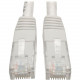 Tripp Lite Cat6 Cat5e Gigabit Molded Patch Cable RJ45 M/M White 550Mh 100ft 100&#39;&#39; - RJ-45 for Computer, Printer, Gaming Console, Blu-ray Player, Photocopier, Router, Modem - 128 MB/s - Patch Cable - 100 ft - 1 x RJ-45 Male Network - 1 x RJ