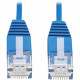 Tripp Lite N200-UR05-BL Cat6 Ultra-Slim Ethernet Cable (RJ45 M/M), Blue, 5 ft. - 5 ft Category 6 Network Cable for Network Device, Server, Switch, Router, Printer, Computer, Photocopier, Modem, Rack Equipment, Workstation, Patch Panel, ... - First End: 1 