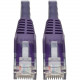 Tripp Lite 2ft Cat6 Snagless Molded Patch Cable UTP Purple RJ45 M/M 2&#39;&#39; - Category 6 for Switch, Hub, Network Device, Router, Server, Modem, Network Adapter - 128 MB/s - Patch Cable - 2 ft - 1 x RJ-45 Male Network - 1 x RJ-45 Male Network 
