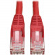 Tripp Lite Cat6 GbE Snagless Molded Patch Cable UTP Red RJ45 M/M 4ft 4&#39;&#39; - Category 6 for Network Adapter, Network Device, Server, Router, Switch, Hub, Modem - 128 MB/s - Patch Cable - 3.94 ft - 1 x RJ-45 Male Network - 1 x RJ-45 Male Netw