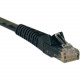 Tripp Lite 5ft Cat6 Gigabit Snagless Molded Patch Cable RJ45 M/M Black 5&#39;&#39; - 5ft - 1 x RJ-45 Male - 1 x RJ-45 Male - Black N201-005-BK