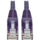 Tripp Lite 6ft Cat6 Snagless Molded Patch Cable UTP Purple RJ45 M/M 6&#39;&#39; - Category 6 for Switch, Hub, Network Device, Router, Modem, Server, Network Adapter - 128 MB/s - Patch Cable - 6 ft - 1 x RJ-45 Male Network - 1 x RJ-45 Male Network 