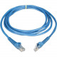 Tripp Lite 7ft Cat6 Gigabit Snagless Molded Patch Cable RJ45 M/M Blue 7&#39;&#39; - 7ft - 1 x RJ-45 Male - 1 x RJ-45 Male - Blue - TAA Compliance N201-007-BL