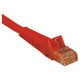 Tripp Lite 20ft Cat6 Gigabit Snagless Molded Patch Cable RJ45 M/M Orange 20&#39;&#39; - 20ft - 1 x RJ-45 Male - 1 x RJ-45 Male - Orange N201-020-OR