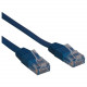 Tripp Lite 25ft Cat6 Gigabit Snagless Molded Patch Cable RJ45 M/M Blue 25&#39;&#39; - Category 6 - 25ft - 1 x RJ-45 Male Network - 1 x RJ-45 Male Network - Blue - RoHS Compliance N201-025-BL-FL