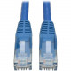 Tripp Lite 100ft Cat6 Gigabit Snagless Molded Patch Cable RJ45 M/M Blue 100&#39;&#39; - Category 6 - 100ft - 1 x RJ-45 Male Network - 1 x RJ-45 Male Network - Blue - RoHS Compliance N201-100-BL