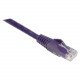 Tripp Lite 10ft Cat6 Gigabit Snagless Molded Patch Cable RJ45 M/M Purple 10&#39;&#39; - 10 ft Category 6 Network Cable for Network Device - First End: 1 x RJ-45 Male Network - Second End: 1 x RJ-45 Male Network - Patch Cable - Purple - RoHS Compli