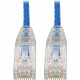 Tripp Lite Cat6 UTP Patch Cable (RJ45) - M/M, Gigabit, Snagless, Molded, Slim, Blue, 8 in. - 8" Category 6 Network Cable for Switch, Patch Panel, Hub, Workstation, Network Device, Router, Printer, Computer, Photocopier, Server, Modem - First End: 1 x