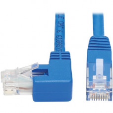 Tripp Lite N204-015-BL-LA Left-Angle Cat6 Ethernet Cable - 15 ft., M/M, Blue - 15 ft Category 6 Network Cable for Network Device, Patch Panel, Switch, Printer, Computer, Photocopier, Router, Modem, Server, VoIP Device, Rack Cabinet, ... - First End: 1 x R