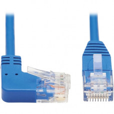 Tripp Lite N204-S01-BL-RA Cat.6 UTP Patch Network Cable - 1 ft Category 6 Network Cable for Network Device, Router, Server, Switch, Workstation, VoIP Device, Printer, Computer, Photocopier, Modem, Patch Panel, ... - First End: 1 x RJ-45 Male Network - Sec