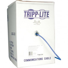 Tripp Lite 1000ft Cat6 550MHz Gigabit Bulk Solid PVC CMR Cable Blue 1000&#39;&#39; - 4 Pair Solid CMR PVC Jacket - TAA Compliance N222-01K-BL