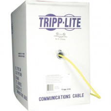 Tripp Lite 1000ft Cat6 Gigabit Bulk Cable Solid Core CMR PVC Yellow 1000&#39;&#39; - Category 6 for Network Device - 128 MB/s - 1000 ft - 1 x Bare Wire - 1 x Bare Wire - TAA Compliance N222-01K-YW