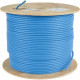 Tripp Lite 1000ft Cat6 / Cat6a 10G Bulk Cable Solid Core CMR PVC Blue 1000&#39;&#39; - Category 6a for Network Device - 1.25 GB/s - 1000 ft - 1 x Bare Wire - 1 x Bare Wire - TAA Compliance N223-01K-BL