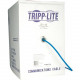 Tripp Lite 1000ft Cat5 / Cat5e Bulk Cable Solid CMP Plenum PVC Blue 1000&#39;&#39; - Category 5e for Network Device, Patch Panel, Switch, Router - 128 MB/s - 1000 ft - 1 x Bare Wire - 1 x Bare Wire - Blue - TAA Compliance N024-01K-BL