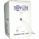 Tripp Lite 1000FT Plenum CMP Cat 6 Solid UTP Bulk Cable Gray 1000&#39;&#39; - 1000ft - Gray - TAA Compliance N224-01K-GY