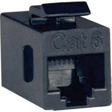 Tripp Lite Cat6 Straight Through Modular In-line Snap-in Coupler - (RJ45 F/F) - TAA Compliance N235-001