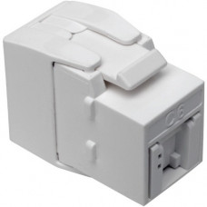 Tripp Lite N238-001-GY-TF Keystone Jack Cat6a/Cat6/Cat5e, White, TAA - 1 x RJ-45 Female, 1 x IDC - White - TAA Compliant - TAA Compliance N238-001-GY-TF