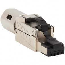 Tripp Lite N238-P01-MPTL-A Network Connector - 1 x RJ-45 Male, 1 x 110-punchdown - Black - TAA Compliant - TAA Compliance N238-P01-MPTL-A