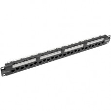 Tripp Lite 24-Port Cat6a Cat6 Cat5e Patch Panel 110 Punchdown RJ45 1URM TAA - 24 Port(s) - 24 x RJ-45 - 1U High - Black - 19" Wide - Rack-mountable - TAA Compliance N252-024-6A