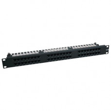 Tripp Lite 48-Port Cat6 Cat5 Patch Panel High Density 110 Punch down Rackmount 1URM TAA - 568B, RJ45 Ethernet" - TAA Compliance N252-048-1U