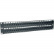 Tripp Lite 48-Port Cat6 Cat5 Patch Panel Rackmount 110 Punch Down RJ45 Ethernet 1URM 568B - 2U, 19" Rack Width - TAA Compliance N252-048