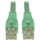Tripp Lite 3ft Augmented Cat6 Cat6a Snagless 10G Patch Cable RJ45 M/M Aqua 3&#39;&#39; - 3 ft Category 6a Network Cable for Network Device - First End: 1 x RJ-45 Male Network - Second End: 1 x RJ-45 Male Network - 10 Gbit/s - Patch Cable - 24 AWG 