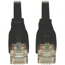 Tripp Lite 5ft Augmented Cat6 Cat6a Snagless 10G Patch Cable RJ45 M/M Black 5&#39;&#39; - 5 ft Category 6a Network Cable for Network Device - First End: 1 x RJ-45 Male Network - Second End: 1 x RJ-45 Male Network - 10 Gbit/s - Patch Cable - Copper