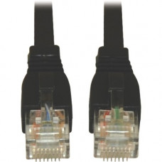 Tripp Lite 10ft Augmented Cat6 Cat6a Snagless 10G Patch Cable RJ45 Black 10&#39;&#39; - 10 ft Category 6a Network Cable for Network Device - First End: 1 x RJ-45 Male Network - Second End: 1 x RJ-45 Male Network - 10 Gbit/s - Patch Cable - 24 AWG 