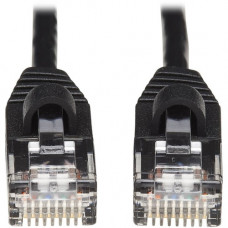 Tripp Lite Cat6a 10G Snagless Molded Slim UTP Ethernet Cable (RJ45 M/M), Black, 25 ft. - 25 ft Category 6a Network Cable for Computer, Server, Router, Printer, Switch, Network Device, Hub, Modem, Patch Panel, Photocopier - First End: 1 x RJ-45 Male Networ