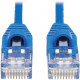 Tripp Lite Cat6a 10G Snagless Molded Slim UTP Ethernet Cable (RJ45 M/M), Blue, 25 ft. - 25 ft Category 6a Network Cable for Computer, Server, Router, Printer, Switch, Network Device, Hub, Modem, Patch Panel, Photocopier - First End: 1 x RJ-45 Male Network