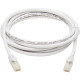 Tripp Lite Safe-IT N261AB-014-WH Cat.6a UTP Network Cable - 14 ft Category 6a Network Cable for Network Device, Patch Panel, Switch, Server, Modem, Router, Network Adapter, Hub - First End: 1 x RJ-45 Male Network - Second End: 1 x RJ-45 Male Network - 10 