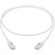Tripp Lite Safe-IT N261AB-S03-WH Cat.6a UTP Network Cable - 3 ft Category 6a Network Cable for Network Device, Patch Panel, Switch, Server, Modem, Router, Network Adapter, Hub - First End: 1 x RJ-45 Male Network - Second End: 1 x RJ-45 Male Network - 10 G
