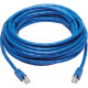 Tripp Lite Cat6a Patch Cable F/UTP Snagless w/ PoE 10G CMR-LP Blue M/M 30ft - 30 ft Category 6a Network Cable for Router, Server, Modem, Hub, Switch, PoE-enabled Device, Surveillance Camera, VoIP Device, Patch Panel, Workstation, Network Switch, ... - Fir