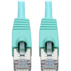 Tripp Lite N262-003-AQ Cat.6a STP Patch Network Cable - 3 ft Category 6a Network Cable for Network Device, Workstation, Switch, Hub, Patch Panel, Router, Modem, VoIP Device, Surveillance Camera, Server, POS Device - First End: 1 x RJ-45 Male Network - Sec