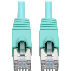 Tripp Lite N262-003-AQ Cat.6a STP Patch Network Cable - 3 ft Category 6a Network Cable for Network Device, Workstation, Switch, Hub, Patch Panel, Router, Modem, VoIP Device, Surveillance Camera, Server, POS Device - First End: 1 x RJ-45 Male Network - Sec