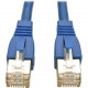 Tripp Lite 5ft Augmented Cat6 Cat6a Shielded 10G Patch Cable RJ45 M/M Blue 5&#39;&#39; - 5 ft Category 6a Network Cable for Network Device - First End: 1 x RJ-45 Male Network - Second End: 1 x RJ-45 Male Network - 10 Gbit/s - Patch Cable - Shieldi
