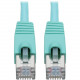 Tripp Lite N262-002-AQ Cat.6a STP Patch Network Cable - 2 ft Category 6a Network Cable for Network Device, Switch, Hub, Patch Panel, Router, Modem, VoIP Device, Surveillance Camera, Server, PoE-enabled Device - First End: 1 x RJ-45 Male Network - Second E