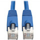 Tripp Lite N262-015-BL Cat.6a STP Patch Network Cable - 15 ft Category 6a Network Cable for Network Device, Switch, Hub, Patch Panel, Router, Modem, VoIP Device, Surveillance Camera, Server, PoE-enabled Device - First End: 1 x RJ-45 Male Network - Second 