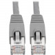 Tripp Lite N262-025-GY Cat.6a STP Patch Network Cable - 25 ft Category 6a Network Cable for Network Device, Switch, Hub, Patch Panel, Router, Modem, VoIP Device, Surveillance Camera, Server, PoE-enabled Device - First End: 1 x RJ-45 Male Network - Second 