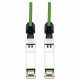 Tripp Lite 1M SFP+ 10Gbase-CU Twinax Passive Copper Cable SFP-H10GB-CU1M Compatible Green 3ft 3&#39;&#39; - Twinaxial for Network Device - 3.28 ft - 1 x SFF-8431 Male SFP+ - 1 x SFF-8431 Male SFP+ - Green - RoHS Compliance N280-01M-GN