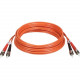 Tripp Lite 2M Duplex Multimode 62.5/125 Fiber Optic Patch Cable ST/ST 6&#39;&#39; 6ft 2 Meter - ST Male - ST Male - 6ft N302-006