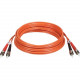 Tripp Lite 3M Duplex Multimode 62.5/125 Fiber Optic Patch Cable ST/ST 10&#39;&#39; 10ft 3 Meter - ST Male - ST Male - 10ft N302-010