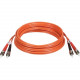 Tripp Lite 15M Duplex Multimode 62.5/125 Fiber Optic Patch Cable ST/ST 50&#39;&#39; 50ft 15 Meter - ST - ST - 49.21ft - Orange N302-15M