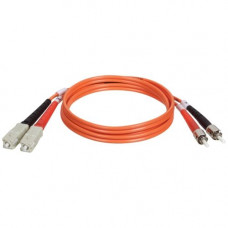 Tripp Lite 2M Duplex Multimode 62.5/125 Fiber Optic Patch Cable SC/ST 6&#39;&#39; 6ft 2 Meter - ST Male - SC Male - 6ft - TAA Compliance N304-006