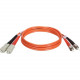 Tripp Lite 8M Duplex Multimode 62.5/125 Fiber Optic Patch Cable SC/ST 25&#39;&#39; 25ft 8 Meter - SC Male - ST Male - 25ft - Orange N304-025