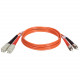 Tripp Lite 10M Duplex Multimode 62.5/125 Fiber Optic Patch Cable SC/ST 33&#39;&#39; 33ft 10 Meter - SC Male - ST Male - 32.81ft - Orange N304-10M