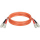 Tripp Lite 1M Duplex Multimode 62.5/125 Fiber Optic Patch Cable SC/SC 3&#39;&#39; 3ft 1 Meter - SC Male - SC Male - 3ft - Orange N306-003